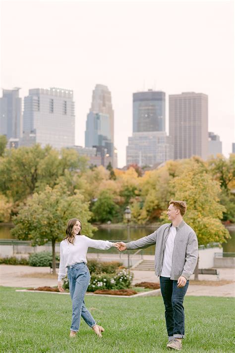 Boom Island Engagement Session Minneapolis - JM Photography