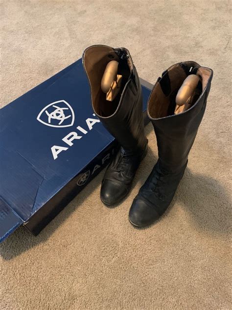 ariat riding boots leather horse riding boot tree her… - Gem