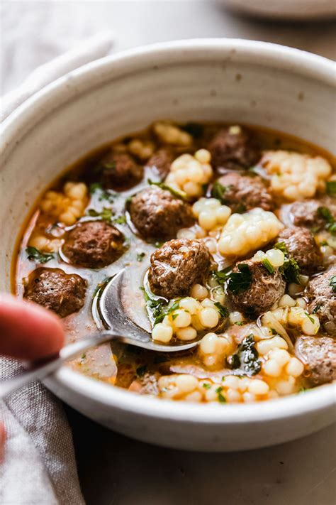 Mini Moroccan Meatball Couscous Soup Recipe | Little Spice Jar | Recipe ...