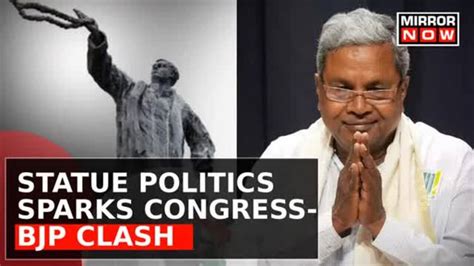 Statue Politics Peaks | Congress Vs BJP Over Rajiv Gandhi Statue Fund ...