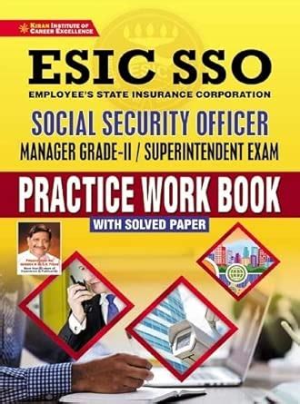Buy Kiran ESIC SSO Manager Grade II Superitendent Exam Practice Work ...