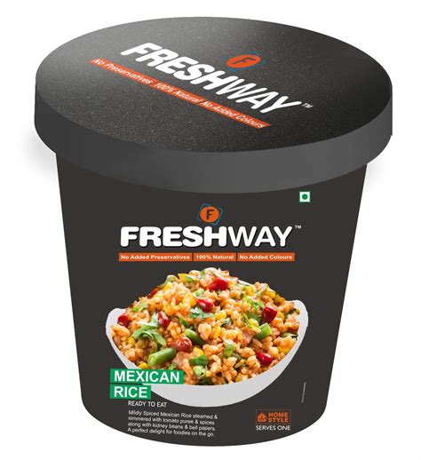 Freshway Ready To Eat Freeze Dried Mexican Rice with No Added ...