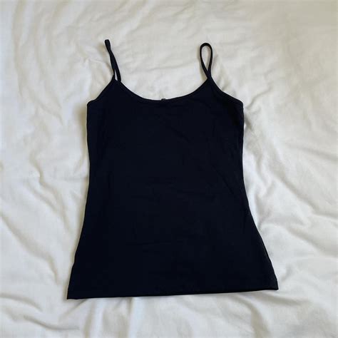 Zara Women's Black Vest | Depop