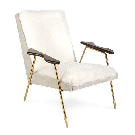 北欧单人沙发客厅复古休闲椅意式轻奢中古白色羊羔绒设计师沙发椅-阿里巴巴