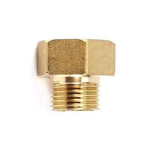 Meltec Brass 1/2"BSP Male to 1/8"BSP Female Hex Union Reducer, Adaptor ...