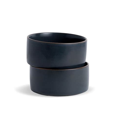 Shay Ceramic Cereal Bowl Set, 15cm, 2 Pieces, Grey | Matte Finish ...