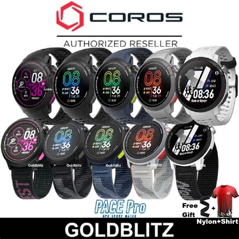 Coros Pace Pro 46mm 1.3" Amoled GPS Multisport Smartwatch Music Offline Topo Maps Suguru Osako ...