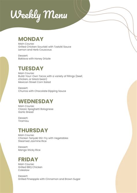 Easy Weekly Menu 的图像结果