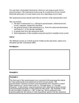 Image result for AP Research Methods Section Example