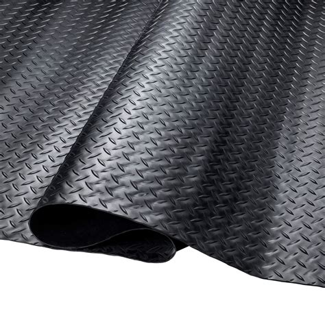 SEAL 4 x 20 Ft Premium Garage Floor Mat 2.5mm Thickness Black ...