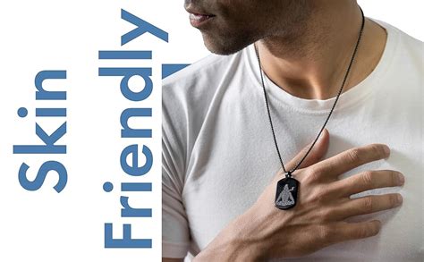 Mesmerize Hanuman Chalisa Micro-carved Tag Pendant for Men | Stainless ...