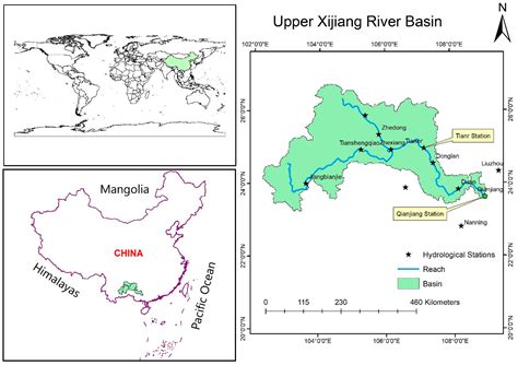 Xi Jiang River Map