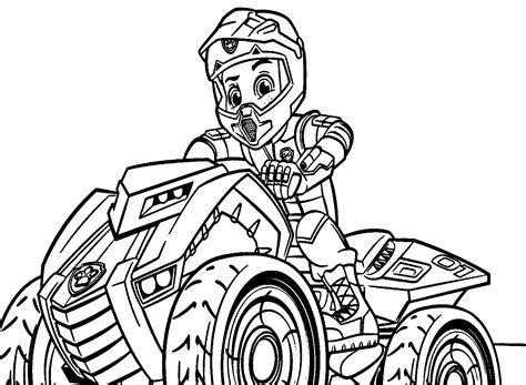Ryder Paw Patrol Coloring Page