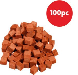 LITTLE BIRDIE Build A Home Mdf Half Bricks W8 X H8 X D5.5 Mm 100Pc(Pack ...