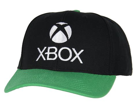 Xbox Mens' Gaming Logo Snapback Hat Adult Precurve Adjustable Hat Cap ...