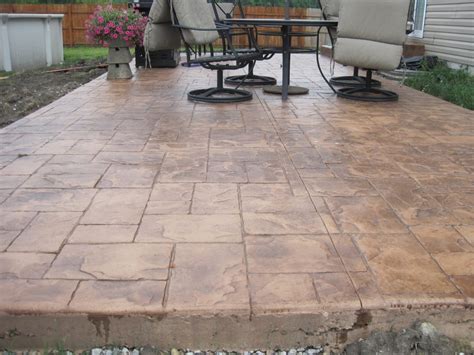 Outdoor Backyard Stamped Concrete Patio Ideas — Randolph Indoor and ...