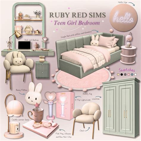 Ruby Red Sims: January 2025