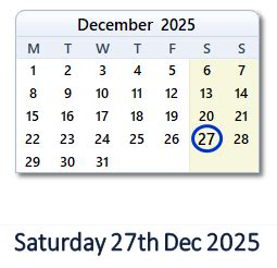 27 December 2025: History, News, Top Tweets, Social Media & Day Info - IN