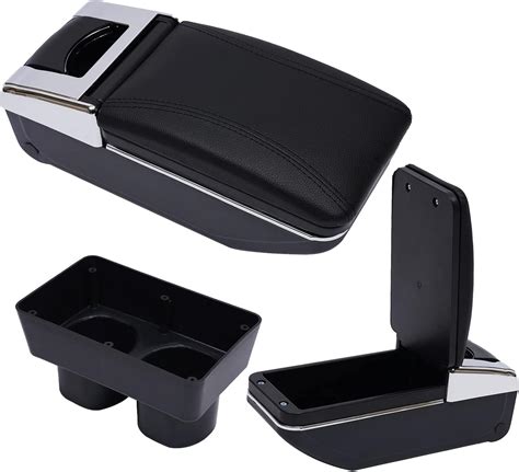 Buy Auto Center Console Armrest Pillow, Car Armrest Console Storage Box ...