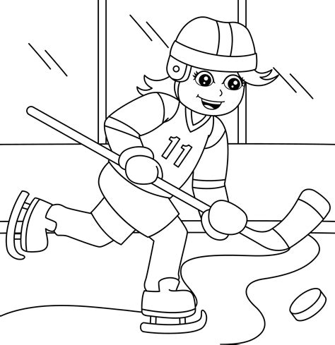 Hockey Coloring Pages