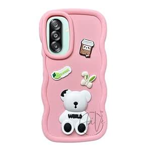 Fancy Back Cover for Samsung A26 5g Cute Panda 3D Cartoon Silicone ...