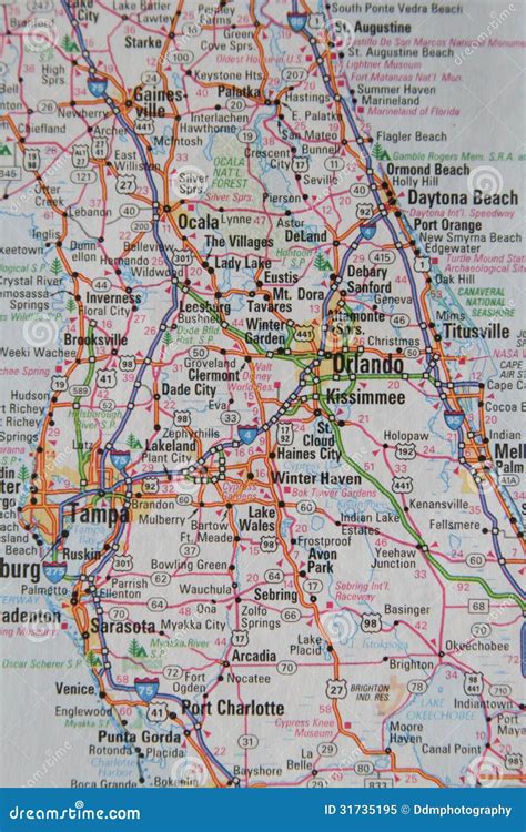 Map Of Cities In Central Florida