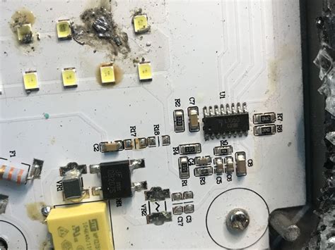 Interior, failure rate and construction of a 50W outdoor LED floodlight ...