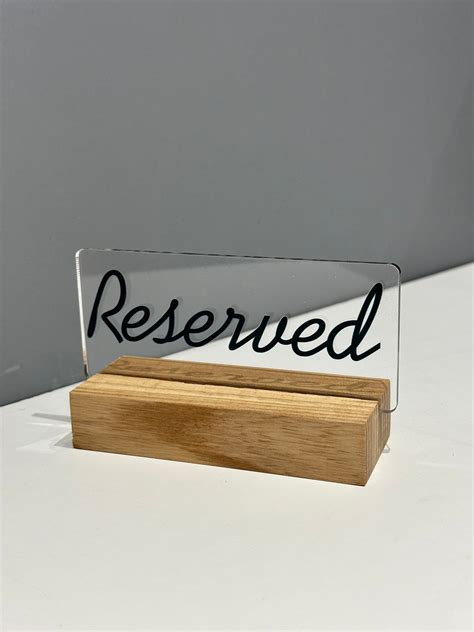 Restaurant Reserved Table Sign 的图像结果