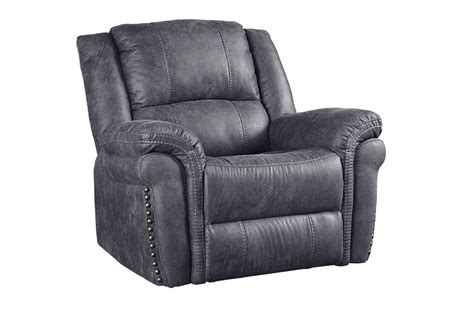 Socorro Glider Recliner - Elegant Soft Gray Leather, Superior Comfort