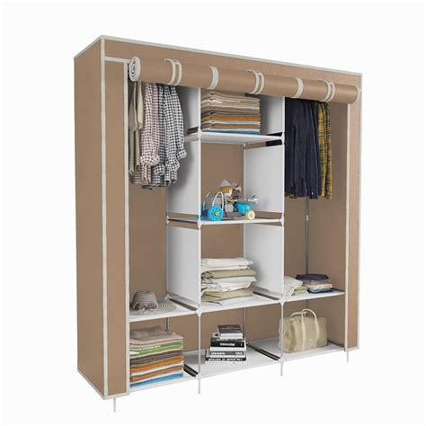 Octavic Collapsible Wardrobe Almirah Portable Foldable for Clothes ...