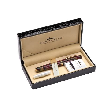 Submarine Ebonite Regal Marbled Premium Fountain Pen – Submarine Pens