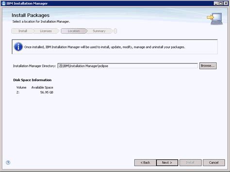 Installing the IBM Installation Manager