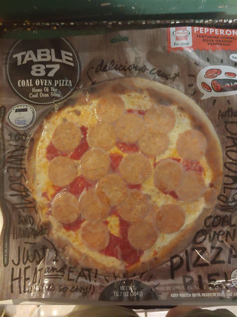 Table 87 frozen coal oven pizza review : r/frozendinners