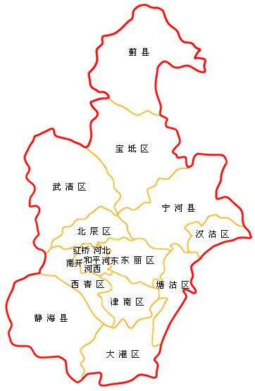 天津市区地图全图,天津地铁线路图,中(第4页)_大山谷图库
