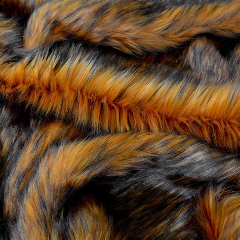 Toffee Brown Fake Fur Faux Fur Fabric by the Metre / Yard | Faux fur ...