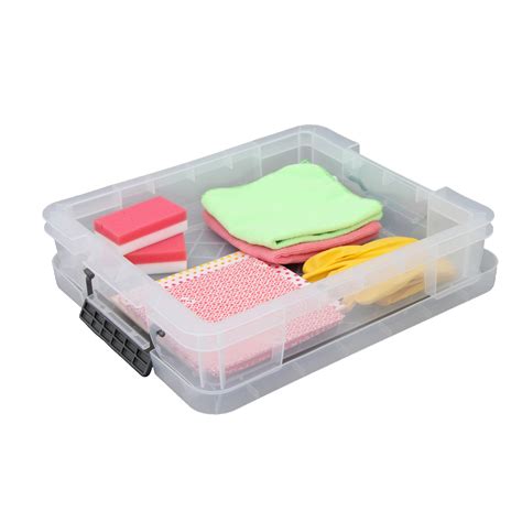 Whitefurze Opbergbox - 9 liter - Transparant - 43 x 36 x 8 cm | Fun en ...