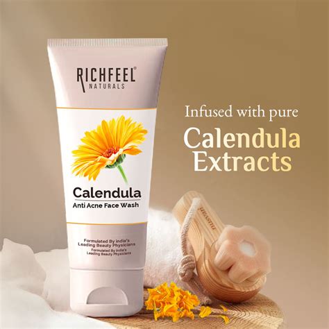 Richfeel Calendula Anti Acne Face Wash 100 g – richfeelnaturals.com