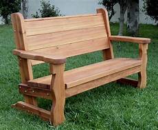 Wooden Bench by Rustic Wood Bench With Back For Garden Seating Forever Wooden Bench