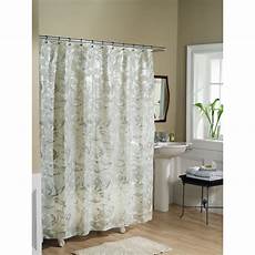 Shower Curtains For by Essential Home Shower Curtain Tea Leaves Vinyl Peva Home Shower Curtains For