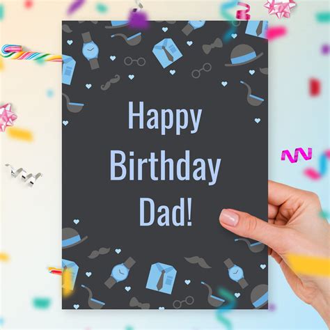 Free Printable Happy Birthday Dad Cards