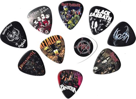 Musical Band Guitar Picks (Metal Band Artists) : Amazon.in: Musical ...