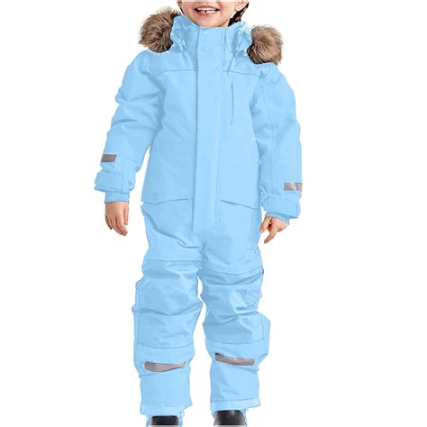 1-15Years Kid's Baby Boy and Girl's One Piece Snowsuit Kids Girls Boys ...