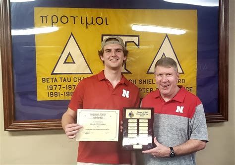 Awards Presented at Delta Tau Delta - Nebraska Delts