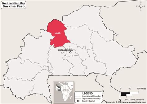 Where is Nord Located in Burkina Faso? | Nord Location Map in the ...