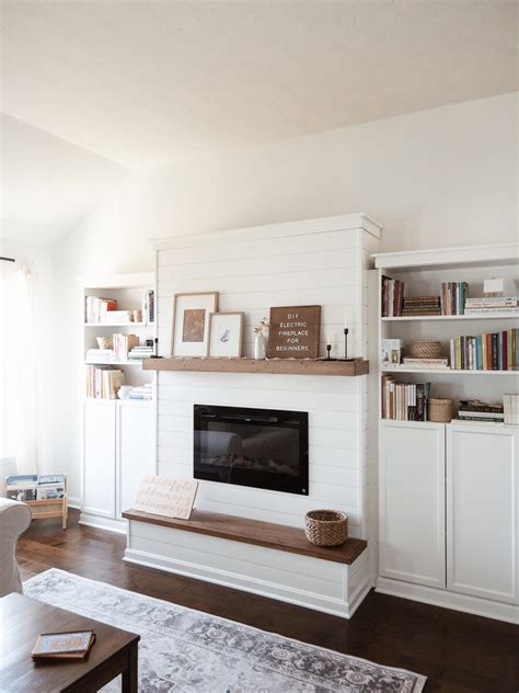 Diy Built In Bookcase Around Fireplace