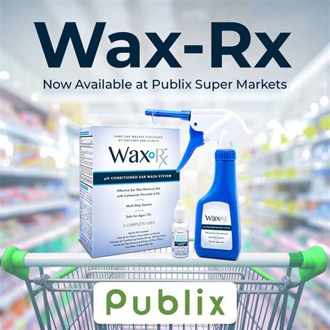 Wax-Rx Now Available at Publix Grocery Stores | Ear Care Blog | WaxRx