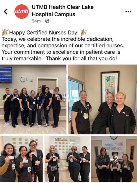 Happy Certified Day to our wonderful nurses at UTMB Clear Lake. Proud ...