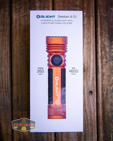 Olight Seeker 4 Pro Flashlight Review - ZeroAir Reviews