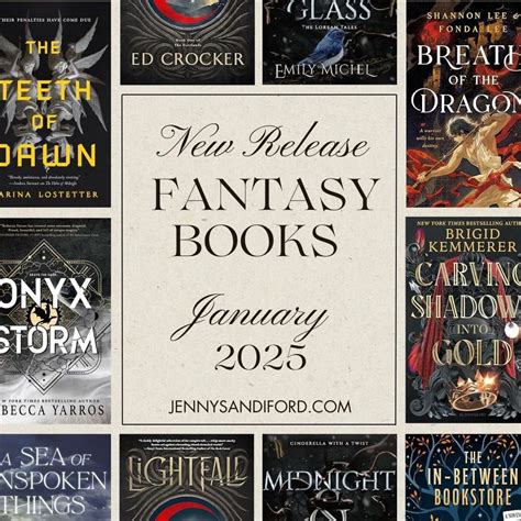 Epic Fantasy Book List 2025: Must-Read New Releases — Jenny Sandiford
