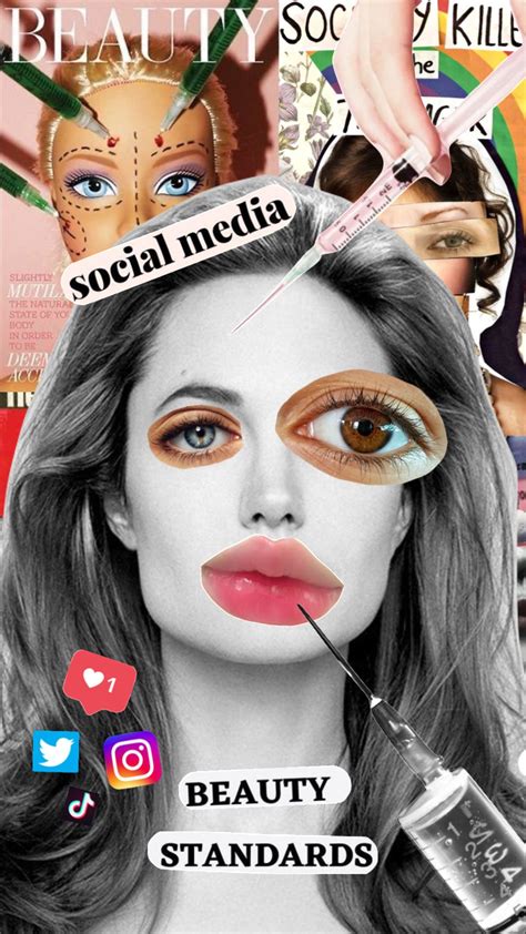 #art #beautystandards | Arte de collage, Tableros de arte, Retratos ...